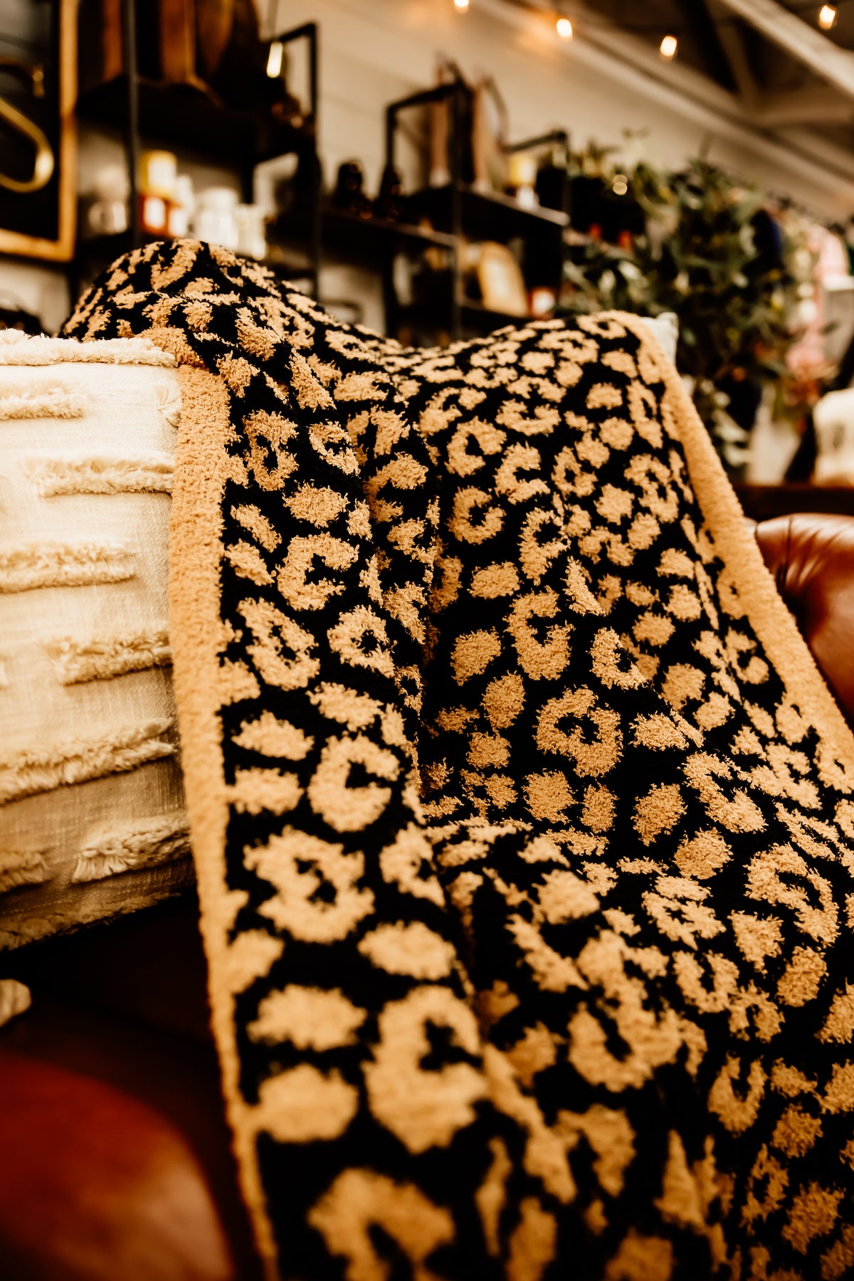 leopard soft throw