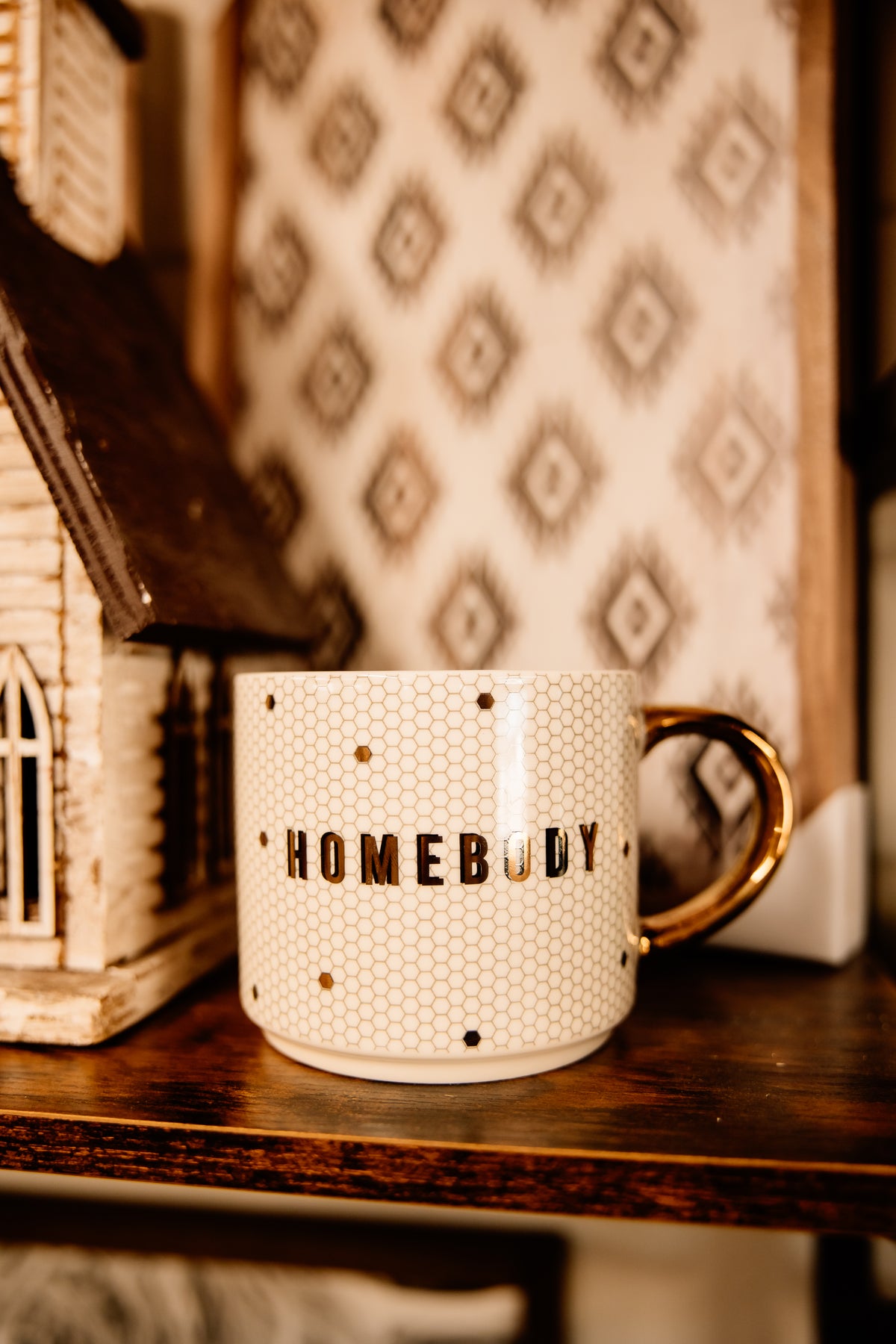 homebody gold tile mug