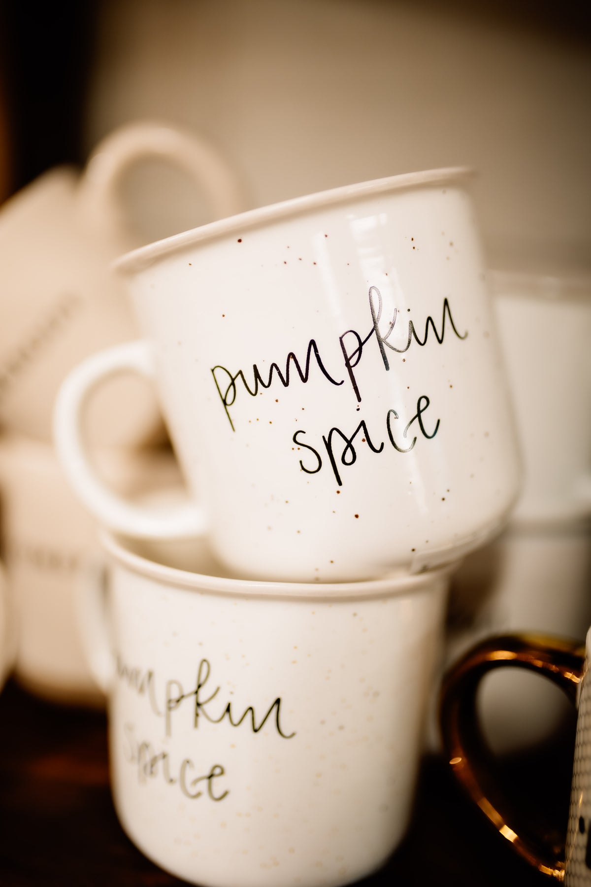 pumpkin spice coffee mug