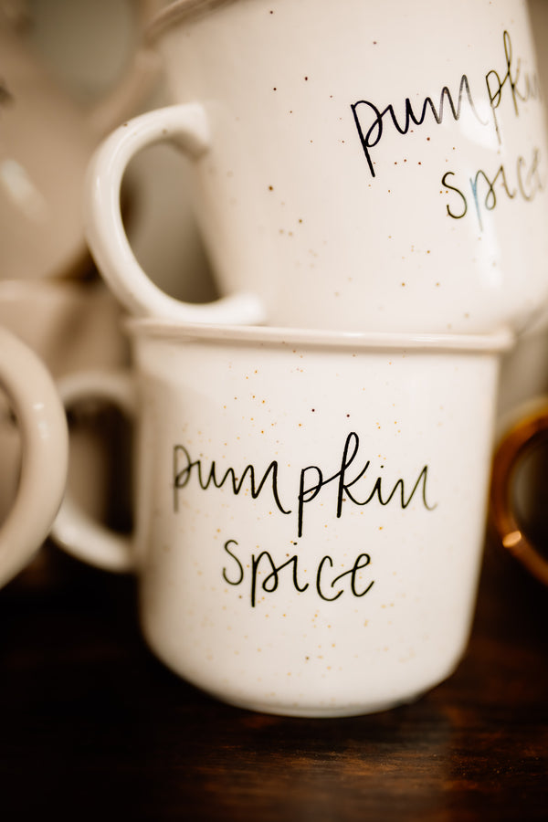 pumpkin spice coffee mug